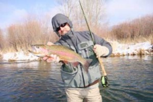winter fishing on Montana spring creeks