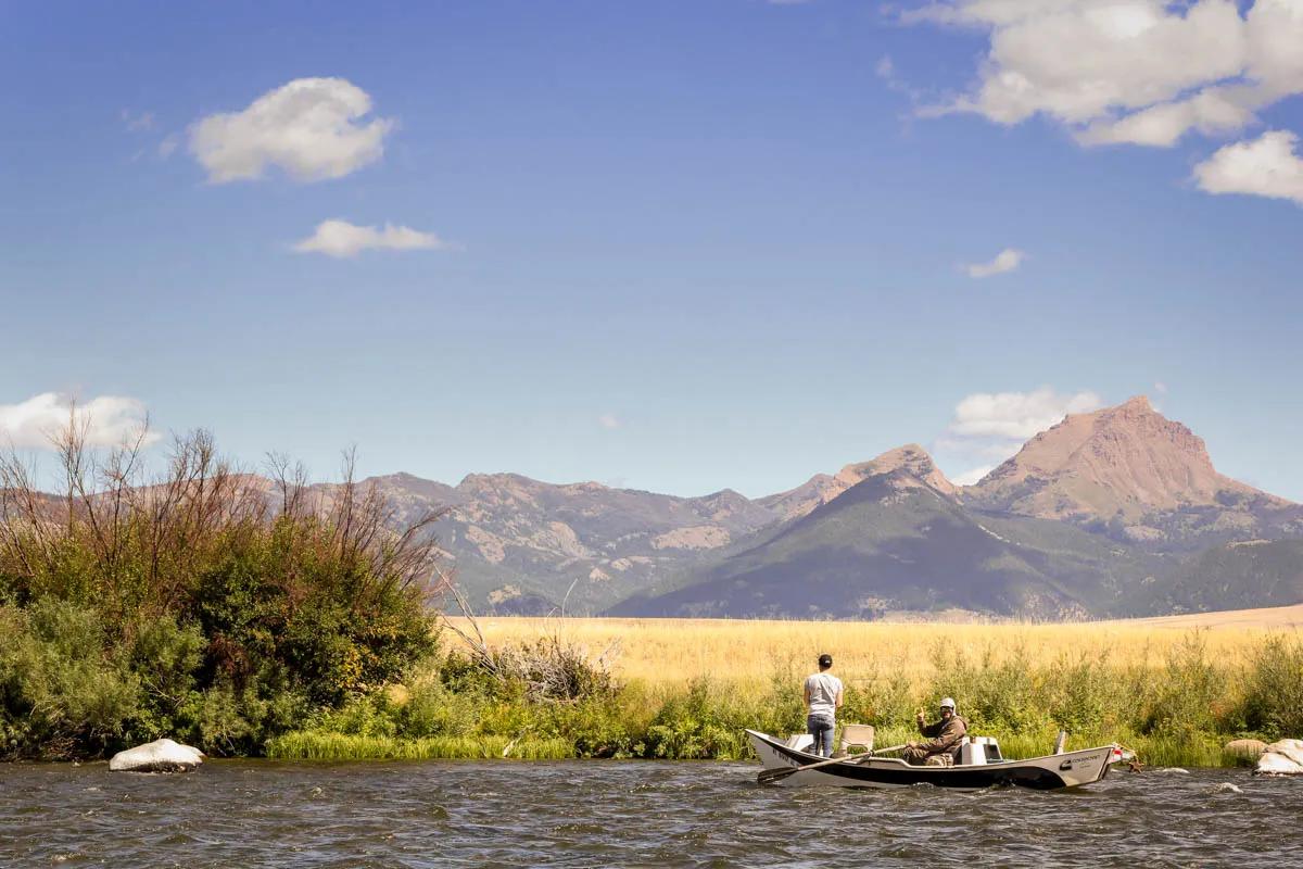 August fly fishing on the Madison River