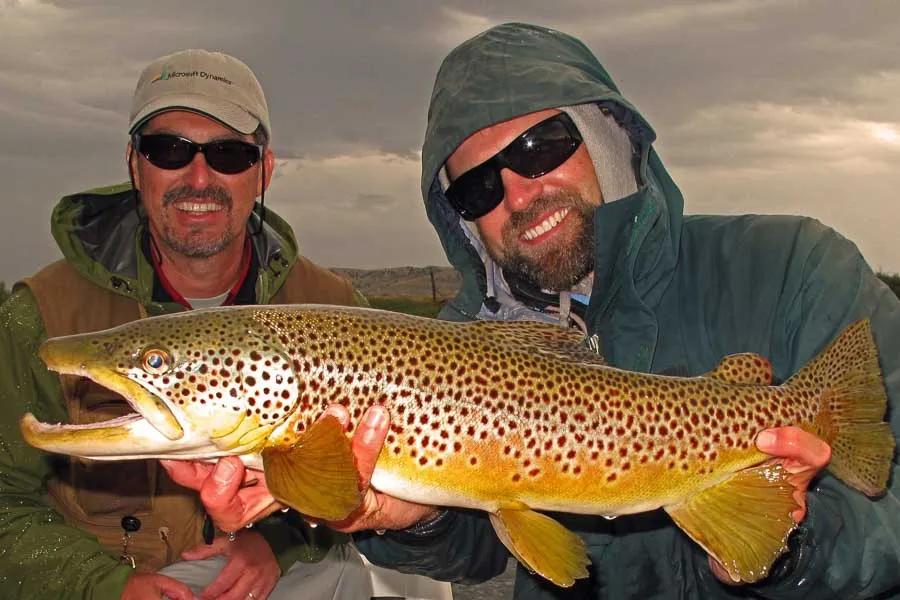 Big fish love to eat on cloudy days. The dog days of summer can be a tough time to find monster trout until a rain storm arrives, then they often go on a reckless feeding binge. When the weather forecast looks gnarly its time to head to the river!