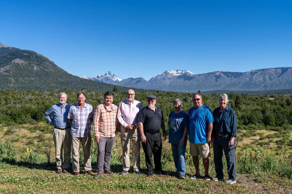 Montana Angler guests pose for a photo after a great week exploring the fishing of central Patagonia with Carrileufu River Lodge.
