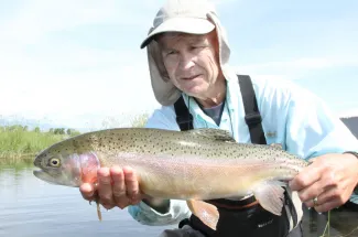 Big rainbow trout swim the rivers of southwest Montana