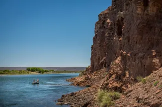 Floating the Mighty Limay River, Argentina