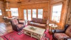 Montana cabin living room