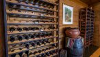 Carrileufu River Lodge wine racks