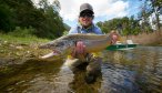 Argentina fly fishing big brown trout