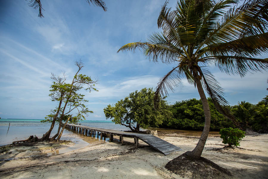 The dock at Costa is your jumping off point for Chetumal Bay