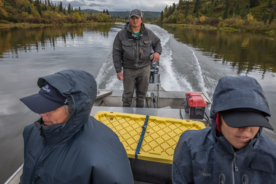 A quick 10 minute ride by jet boat brings you to the Lower Copper River. Alaska's first catch and release fly fishing only river and possibly the best wild rainbow trout river on earth