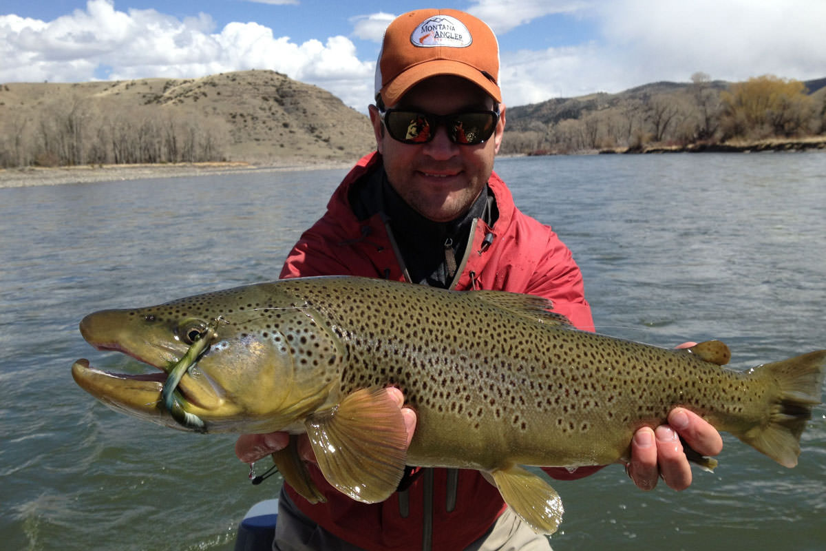 Spring streamer fishing can produce some outstanding fish on the Yellowstone