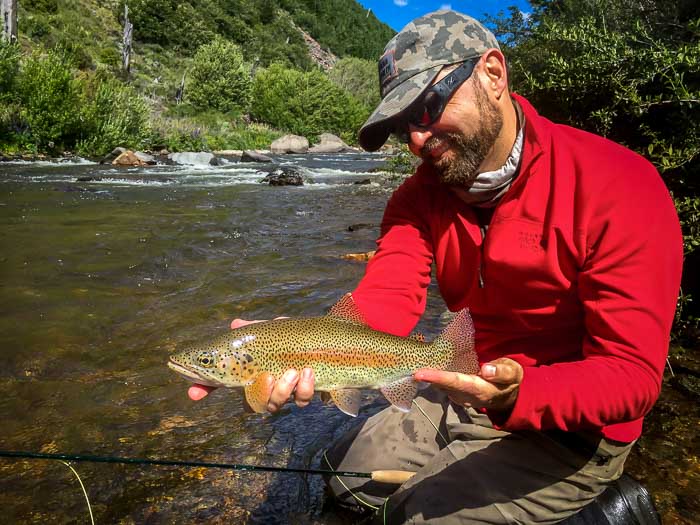 Fishing the Guillermo river in Chile