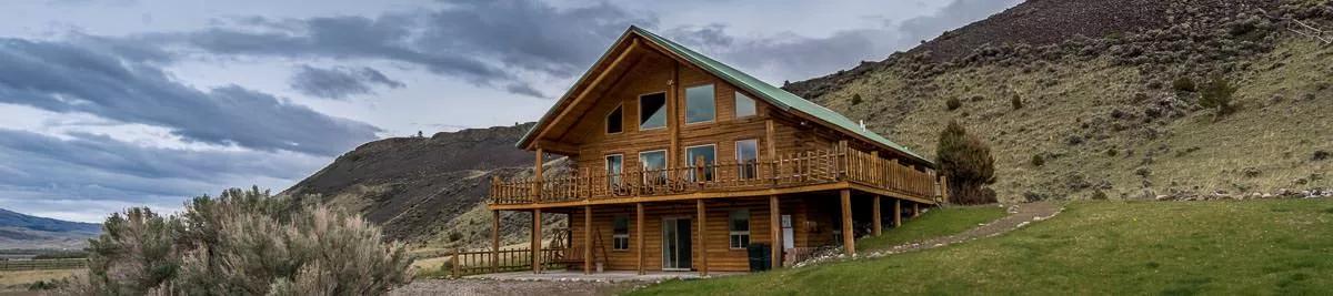 Montana fly fishing vacation cabin rental