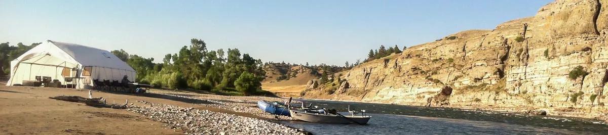 Montana river camping