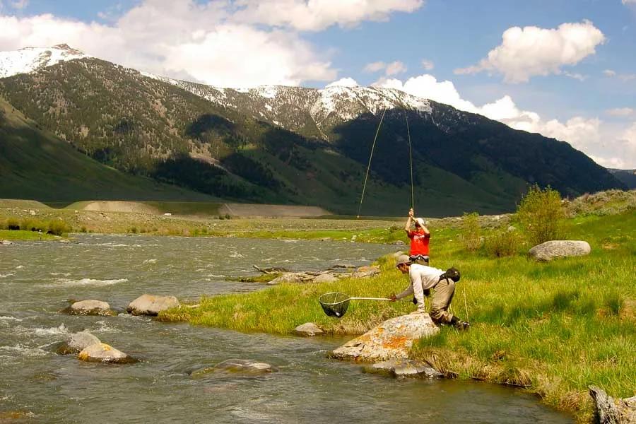 Montana fishing guide  Fly fishing after runoff with Montana Angler