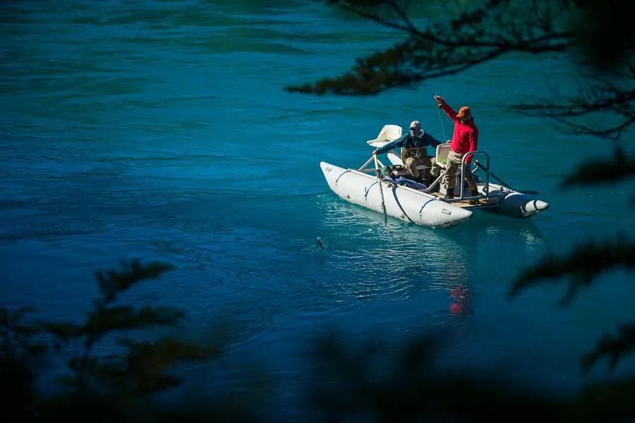 Sink tip fly fishing on big rivers