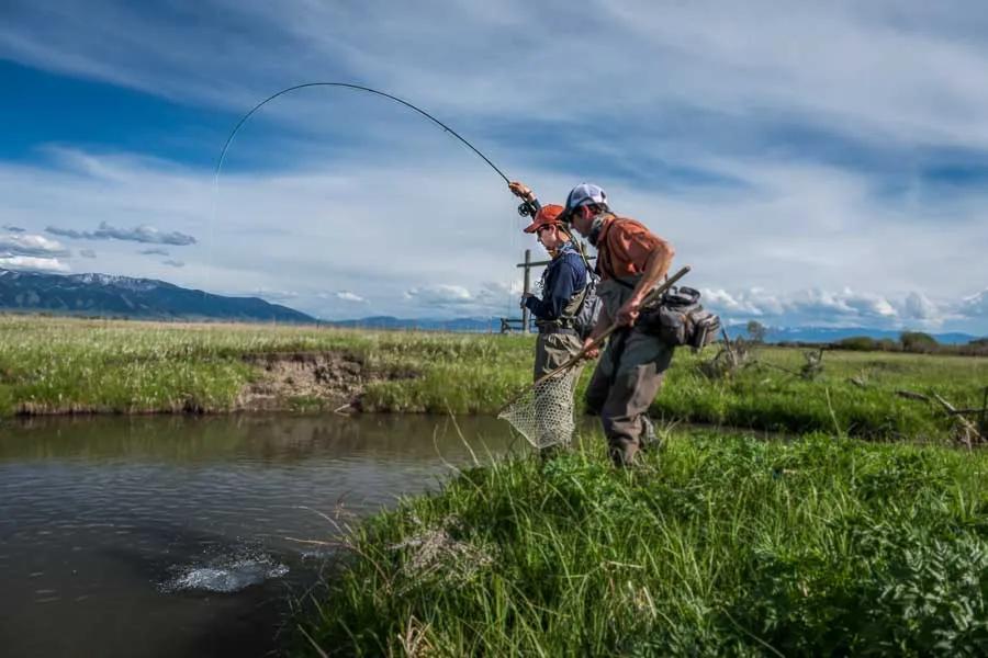 Fishing one of Montana Angler's private waters is a great way to put your small rod skills to the test.