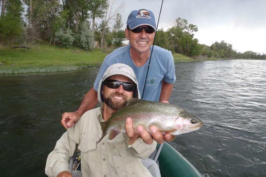 holding fish