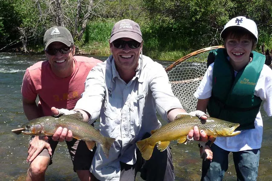 double fish on no-tellum-creek