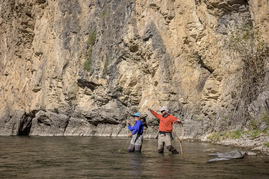 Montana Angler wade fishing trips on the Gallatin River