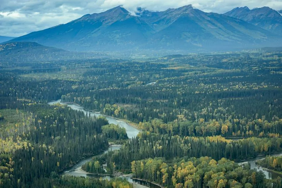 The Sustut river in BC