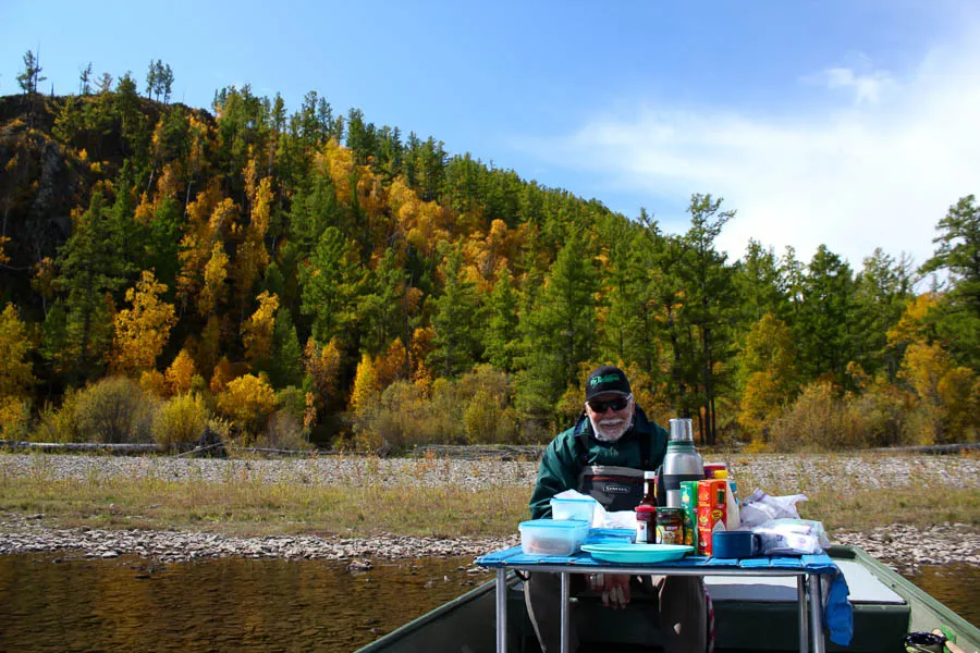 river lunch