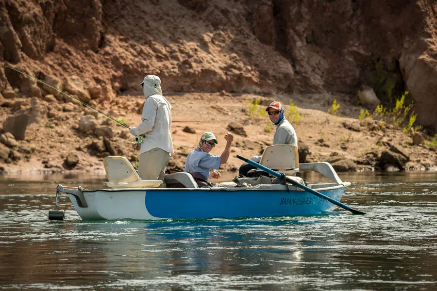 Happy anglers in Argentina