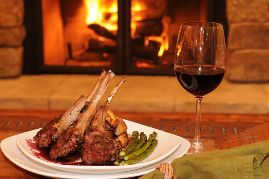 Dinner at the Lodge