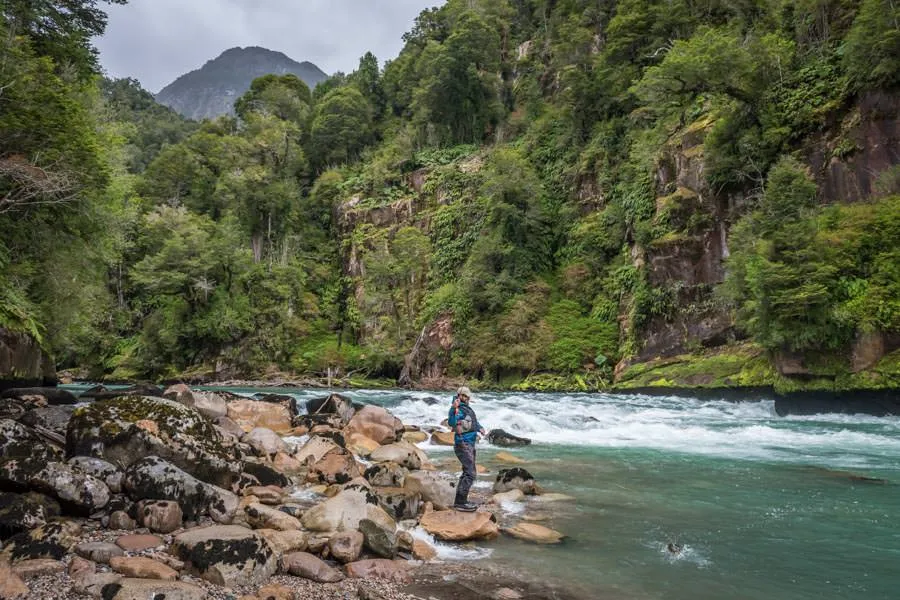 Secluded fishing camps