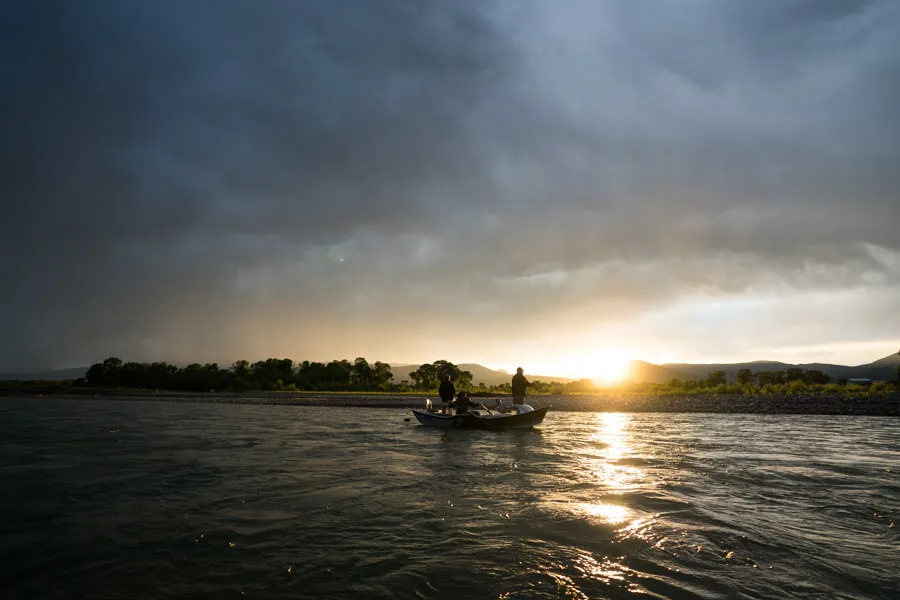 Yellowstone fishing lodge