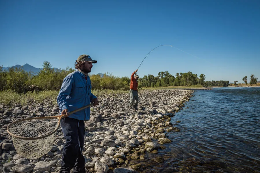 Yellowstone fishing lodge
