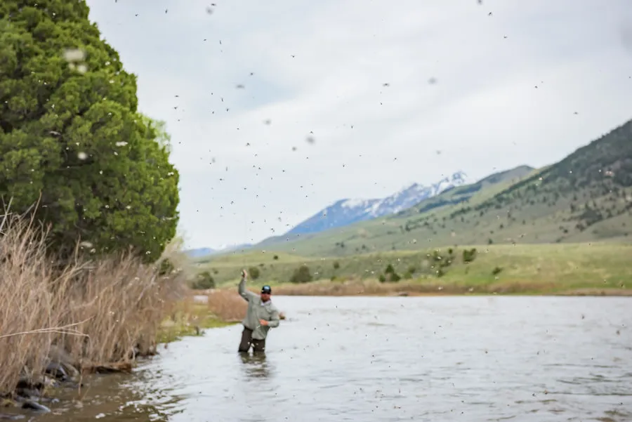 Luxury fishing lodge