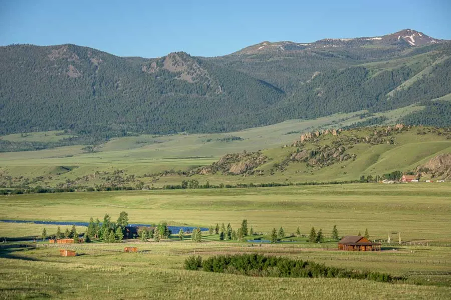 Madison River Lodge and the Wall Creek Wildlife Management area