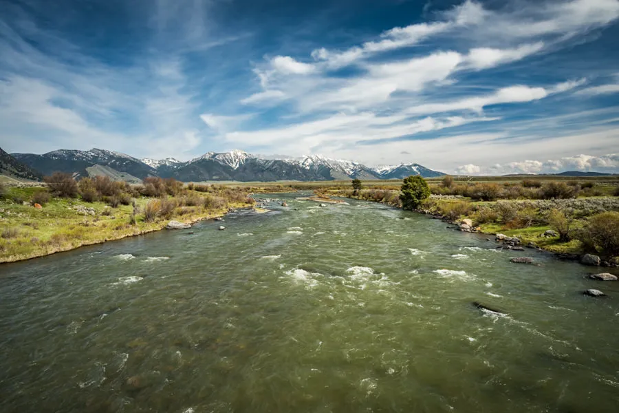 Montana blue ribbon trout fishing