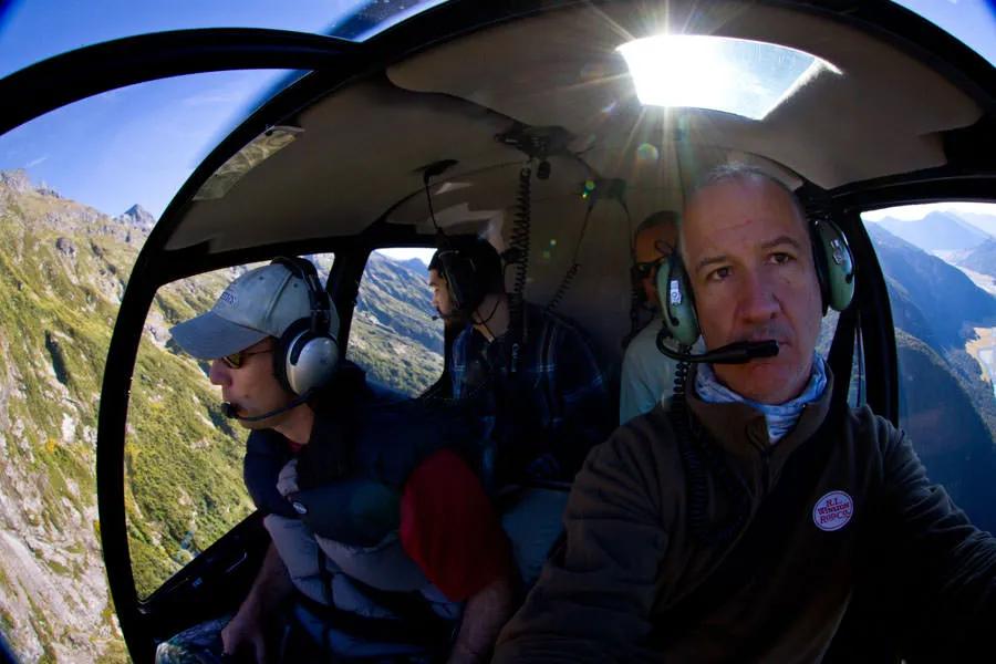 Cedar Lodge helicopter