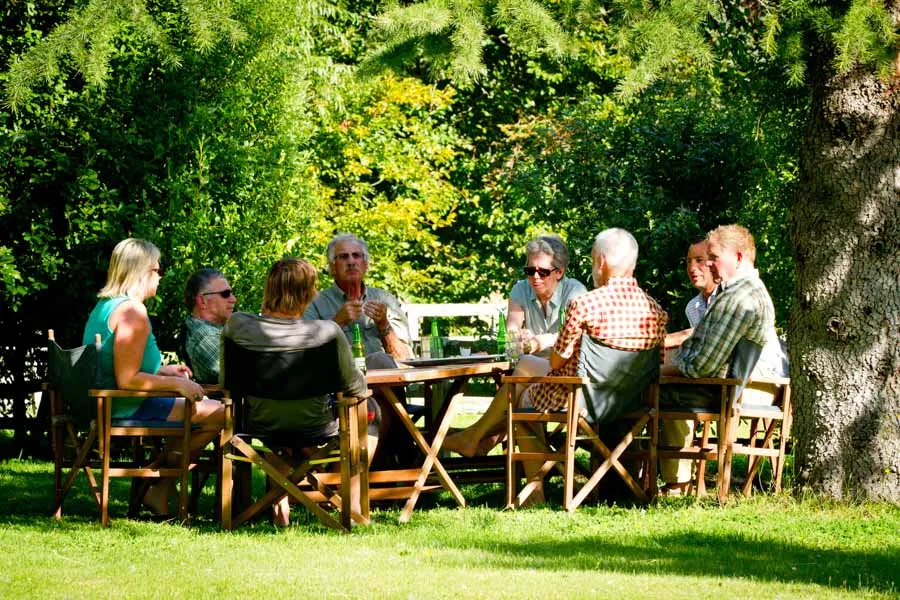 lunch on the lawn