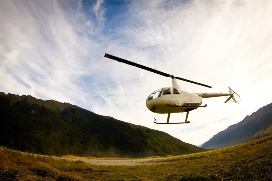 helicopter fly out