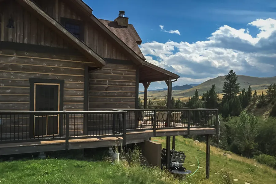 Montana fishing cabin