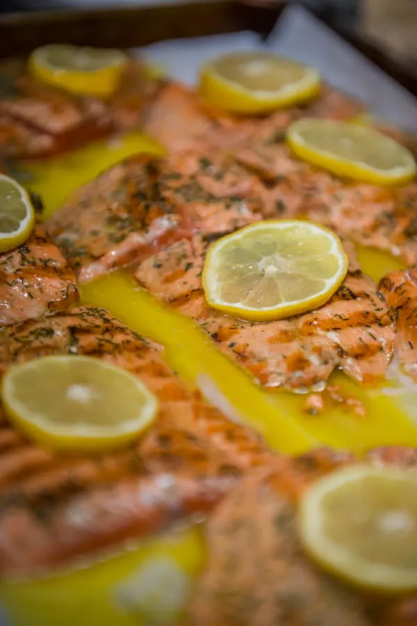 salmon for dinner