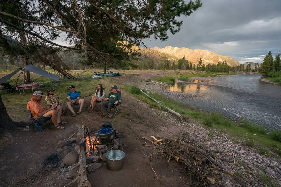 South Fork of the Flathead Camp