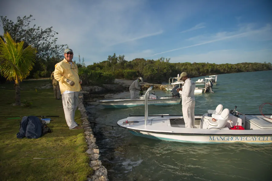 guided fishing trip andros