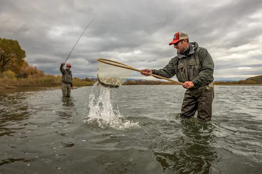 Cloudy day on the Missouri River in Montana "Overall weather is ultimately effected by barometric pressure, as anglers we also need to take into account, lighting, water clarity and water temperature."