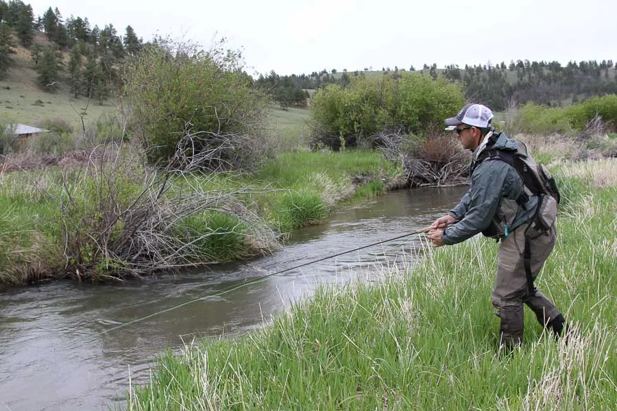 fishing off bank