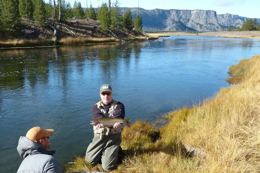 guided montana river fishing