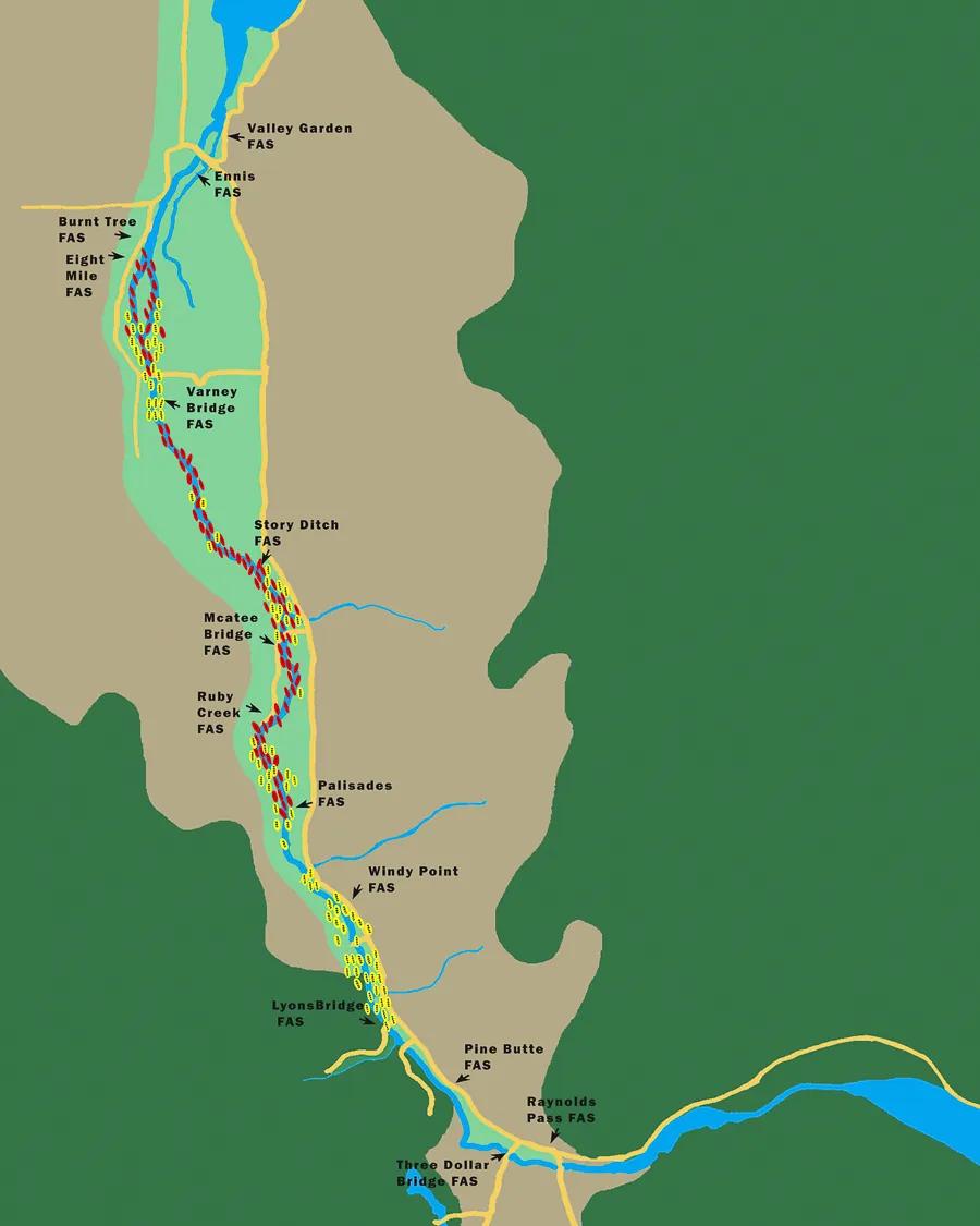 rest and rotation on the Madison River rest and rotation on the Madison
