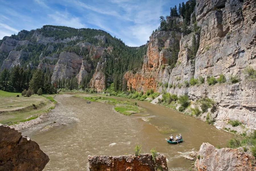 The Smith River often looks "dirty" in May and June but still has 6-24" of clarity which is plenty for great fishing!