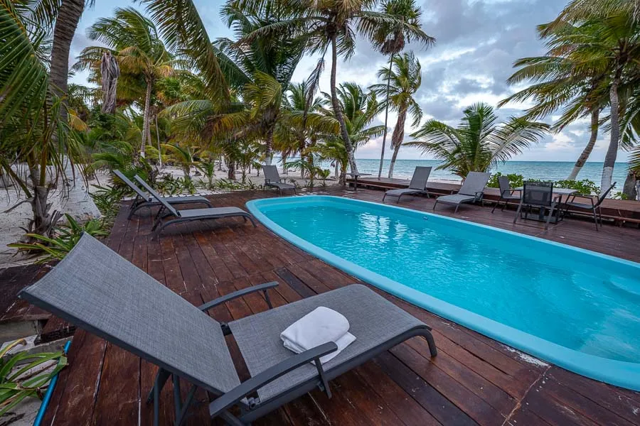 pool at the lodge