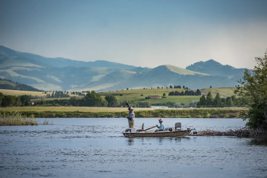 Casting to trout