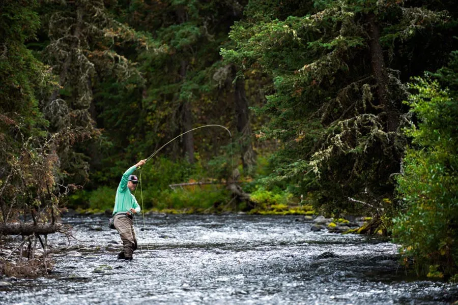 Wade fishing montana