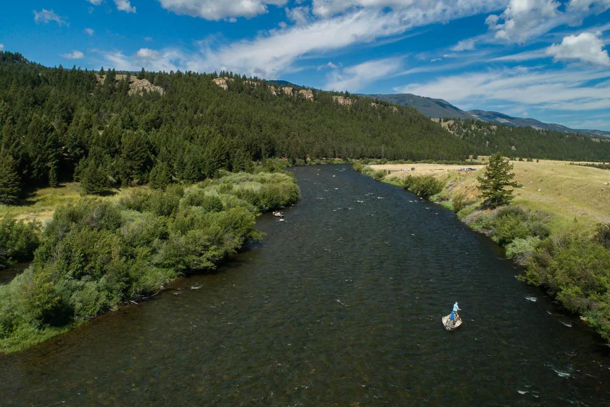 July fly fishing on the Madison River