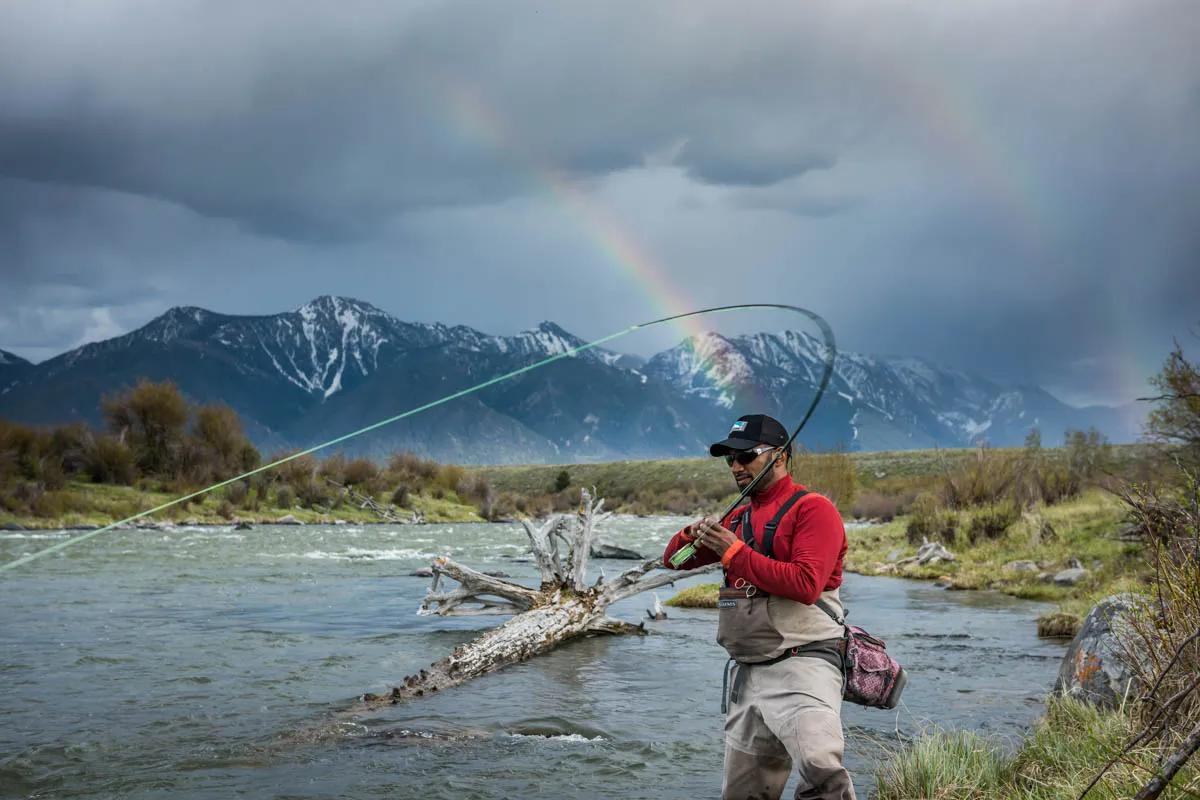 Fly fishing in May on the Madison River