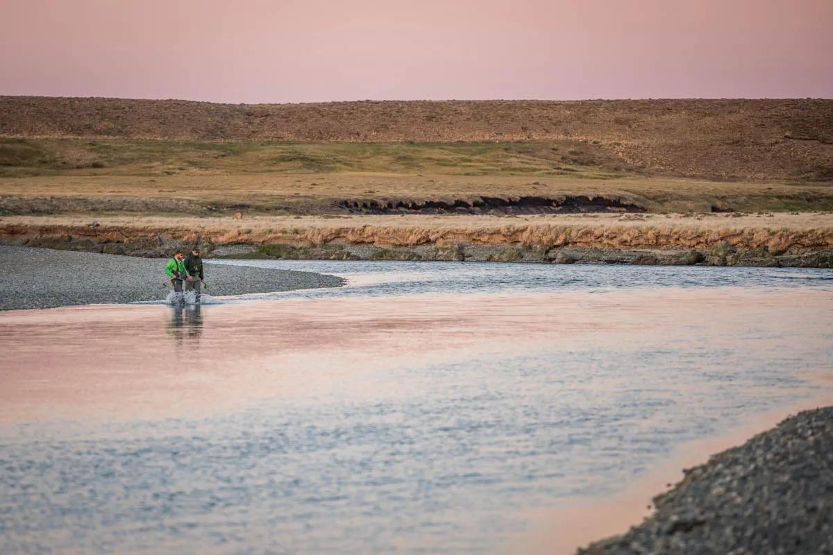 Fly fishing on the Río Grande Fly fishing on the Río Grande in Tierra del Fuego is the experience of a lifetime for any serious trout fisherman