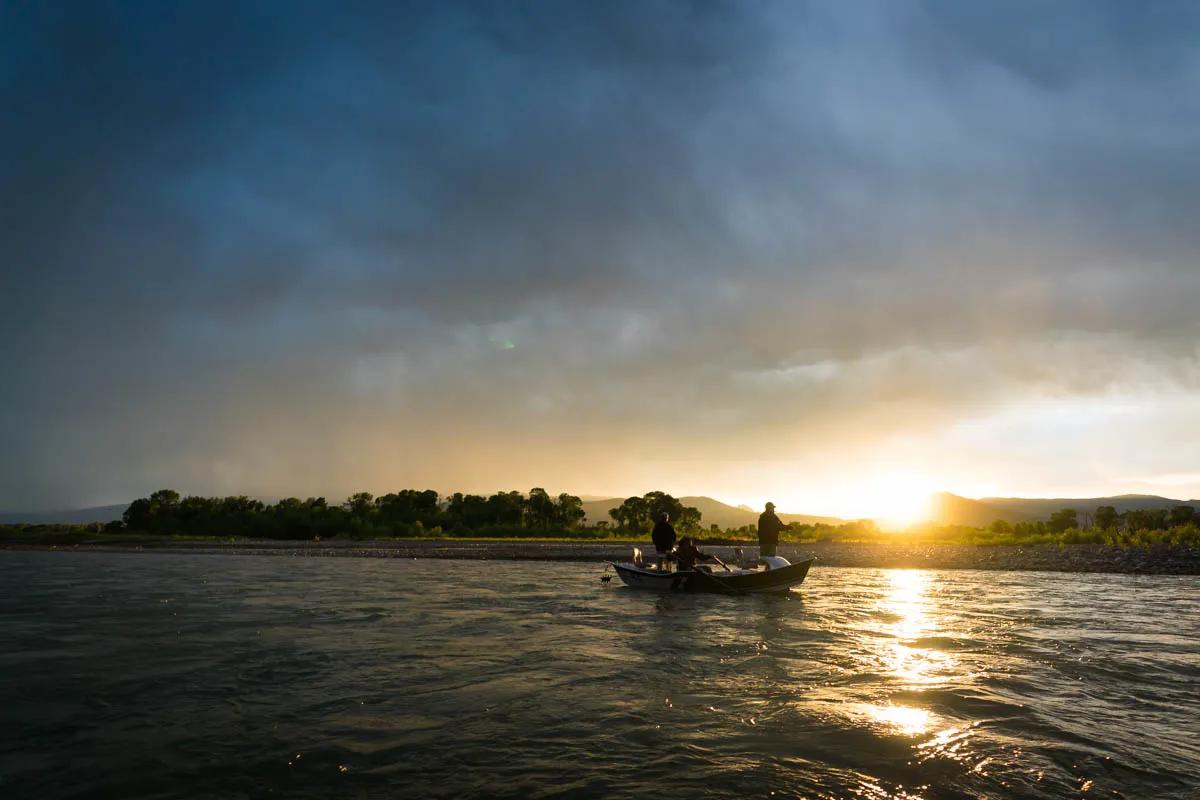 Yellowstone River fly fishing in July Yellowstone River fly fishing in July